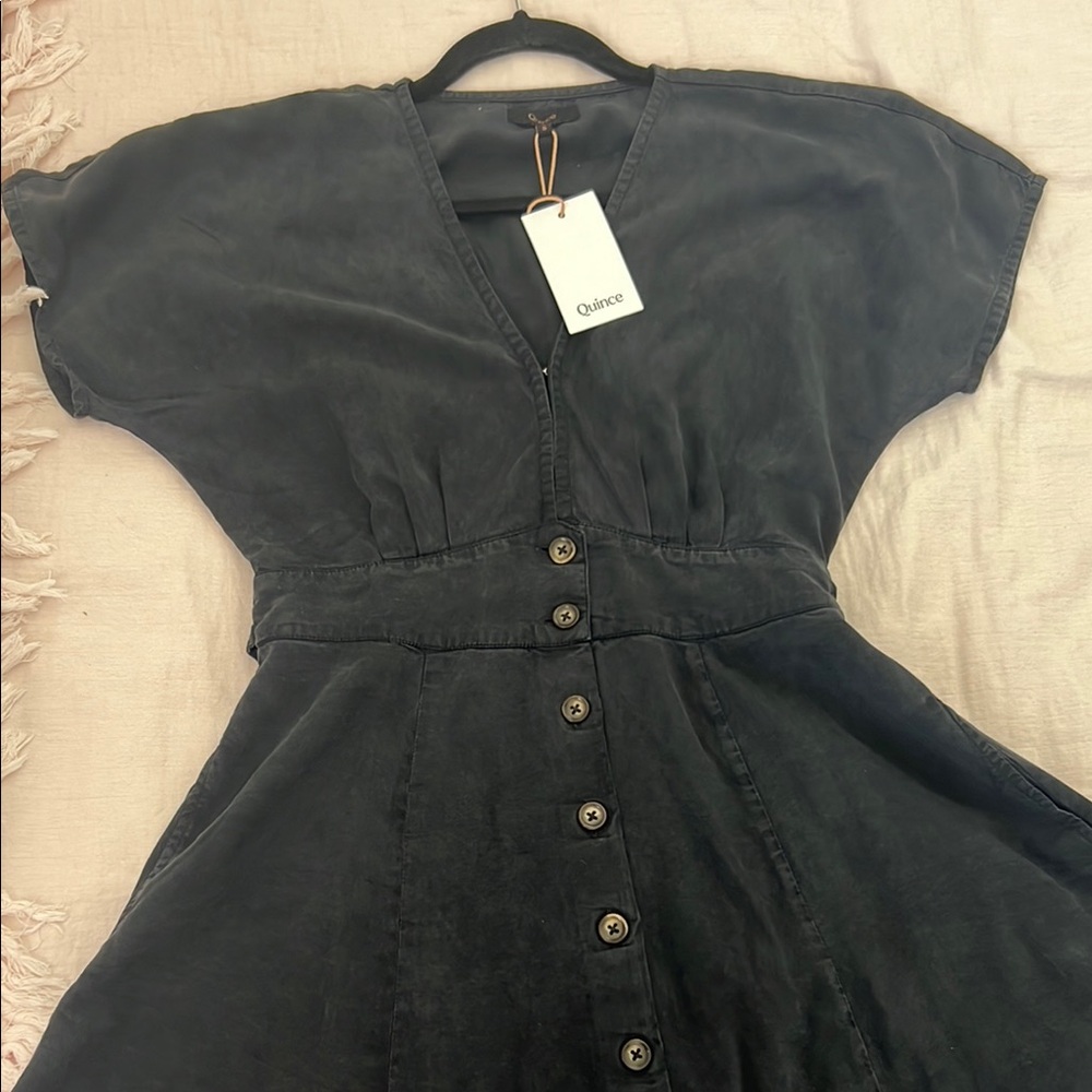 Quince Charcoal Dress